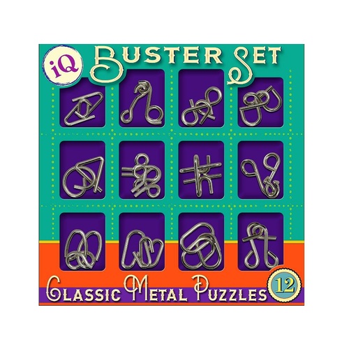 IQ BUSTER SET OF 12 METAL (CHE02774)