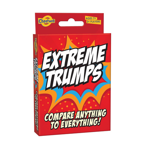 Cheatwell Extreme Trumps Card Game 2+ Players Ages 7+ (CHE12131)
