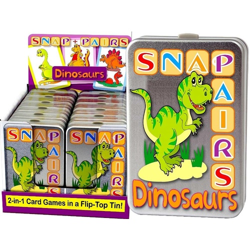 SNAP + PAIRS DINOSAURS (CHE12643)