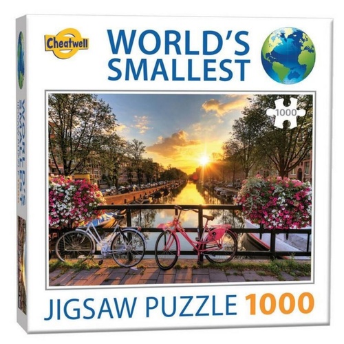 Cheatwell Worlds Smallest: Amsterdam Jigsaw Puzzle 1000 Pieces