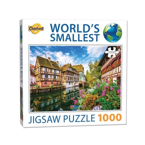 Cheatwell Worlds Smallest: Strasborg Jigsaw Puzzle 1000 Pieces