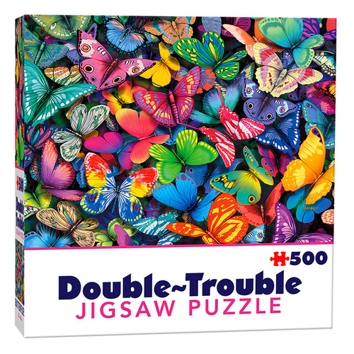 Double Trouble Butterflies Jigsaw Puzzles 500 Pieces (CHE28521)