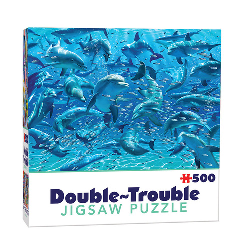Cheatwell Dolphins Double-Trouble Jigsaw Puzzle 500 Pieces (CHE28552)