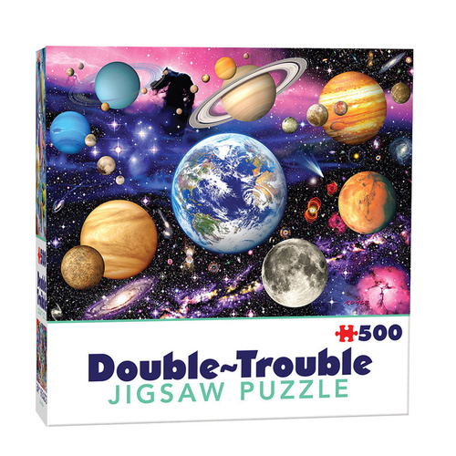 Cheatwell Planets Double-Trouble Jigsaw Puzzle 500 Pieces (CHE28569)