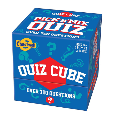 Cheatwell Quiz Cube Pick N Mix Quiz Card Game 3 Players Ages 14+ (CHE55114)