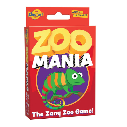 Cheatwell Zoo Mania Zany Zoo Card Game 2-6 Players Ages 6+ (CHE59105)
