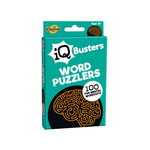 Cheatwell iQ Busters Word Puzzlers 100 Fun Mental Workouts Ages 8+ (CHE67025)