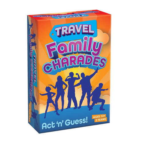 Cheatwell Family Charades Travel Card Game 2 Teams Ages 12+ (CHE93123)