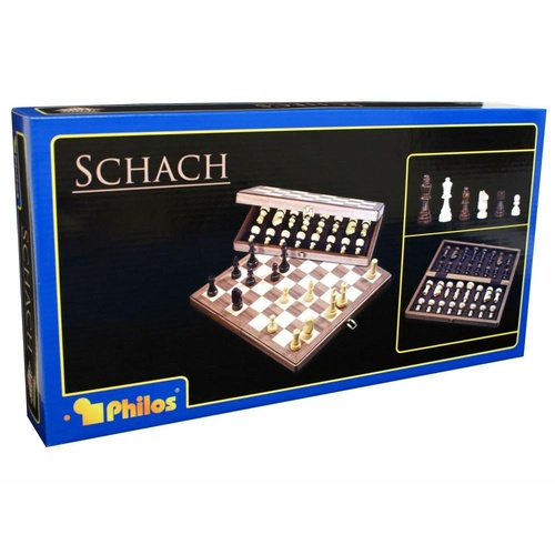 CHESS SET WOOD 15" PHILOS (CHS2626)