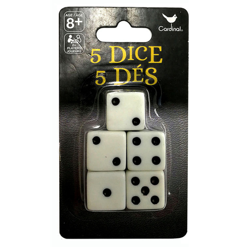 Cardinal Dice Pack of 5 16mm (CLA719350)