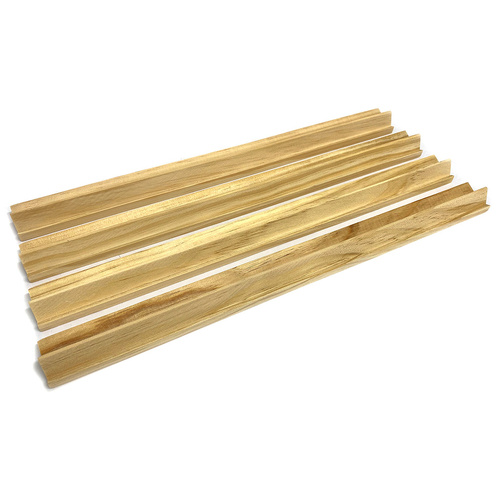 Jedko Classic Game Mahjong Racks Pinewood Set of 4 38cm (CLARACKS)