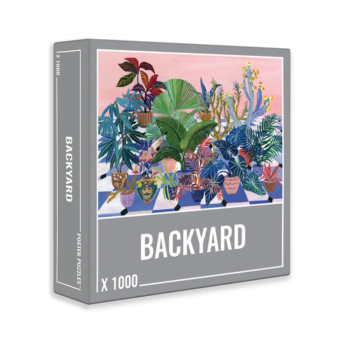 Cloudberries Backyard Adult Jigsaw Puzzle incl Poster 1000 Pieces