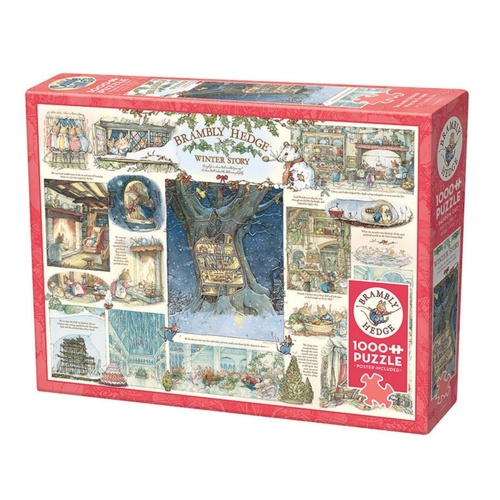 Cobble Hill Brambly Hedge Winter Story Jigsaw Puzzle 1000 Pieces
