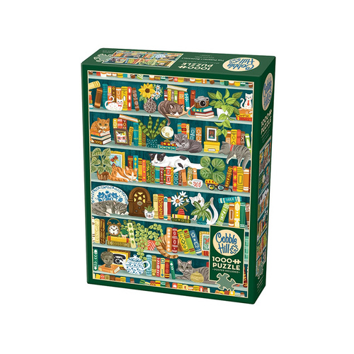 Cobble Hill The Purrfect Bookshelf Jigsaw Puzzle 1000 Pieces (COB40023)