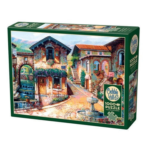 Cobble Hill Fountain on the Square Jigsaw Puzzle 1000 Pieces