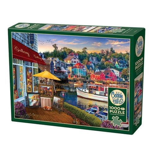Cobble Hill Harbor Gallery Jigsaw Puzzle incl Poster 1000 Pieces