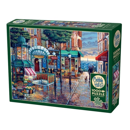 Cobble Hill Rainy Day Stroll Jigsaw Puzzle incl Poster 1000 Pieces