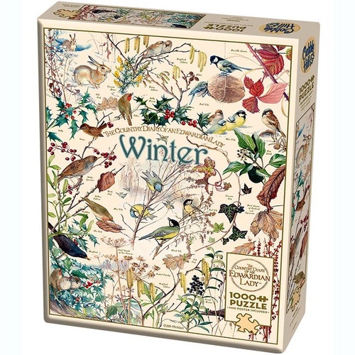 Cobble Hill Country Diary: Winter Jigsaw Puzzle 1000 Pieces (COB40095)