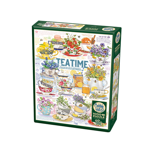 Cobble Hill Tea Time Jigsaw Puzzle incl Poster 1000 Pieces (COB40116)