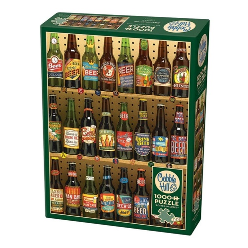 Cobble Hill Beer Collection Jigsaw Puzzle incl Poster 1000 Pieces