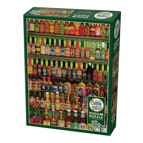 Cobble Hill Hot Hot Sauce Jigsaw Puzzle 1000 Pieces