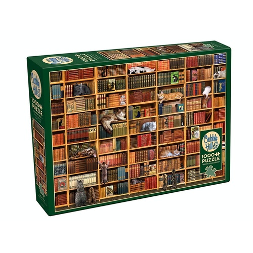 Cobble Hill The Cat Library Jigsaw Puzzle 1000 Pieces (COB40139)