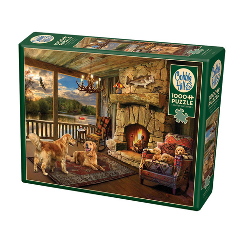 Cobble Hill Lakeside Cabin Jigsaw Puzzle 1000 Pieces (COB40151)