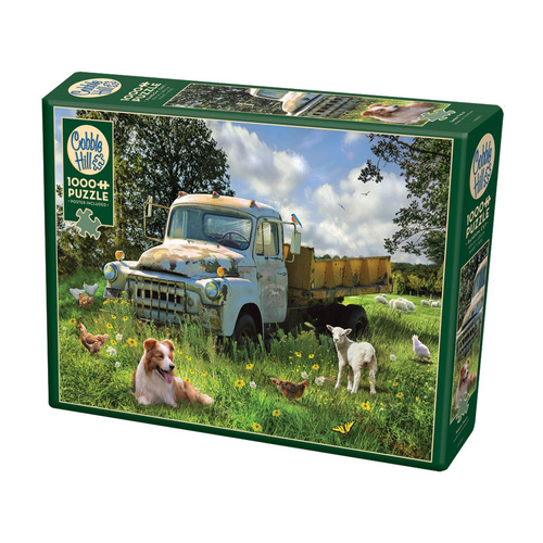 Cobble Hill Sheep Field Jigsaw Puzzle incl Poster 1000 Pieces (COB40153)