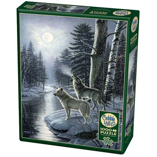 Cobble Hill Wolves by Moonlight Jigsaw Puzzle 1000 Pieces (COB40154)
