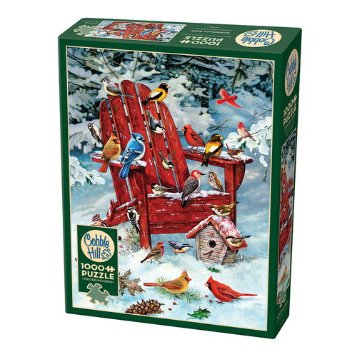 Cobble Hill Adirondack Birds Jigsaw Puzzle incl Poster 1000 Pieces