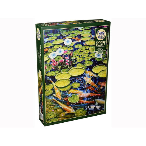 Cobble Hill Koi Pond Jigsaw Puzzle incl Poster 1000 Pieces (COB40184)