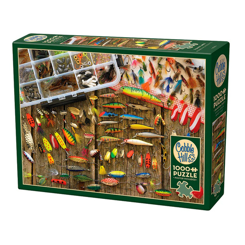 Cobble Hill Fishing Lures Jigsaw Puzzle 1000 Pieces (COB40185)