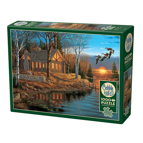 Cobble Hill Rest Stop Adult Jigsaw Puzzle incl Poster 1000 Pieces