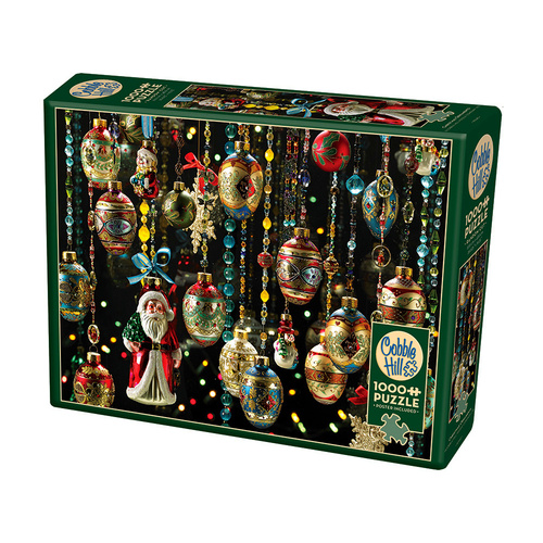 Cobble Hill Christmas Ornaments Jigsaw Puzzle 1000 Pieces (COB40210)