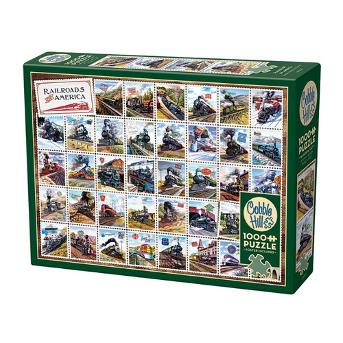 Cobble Hill Railroads of America Jigsaw Puzzle 1000 Pieces (COB40232)