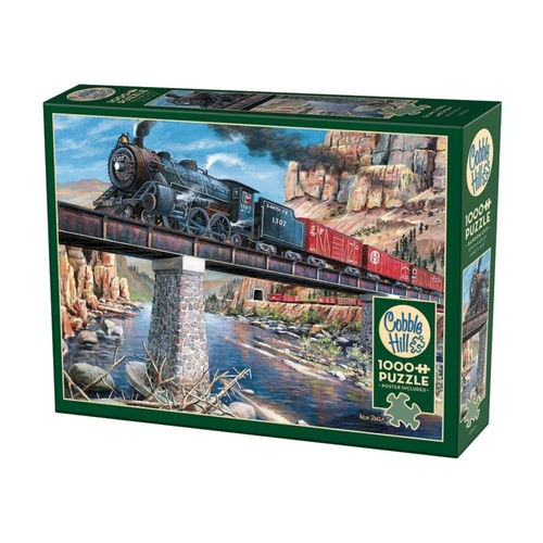 Cobble Hill Stone Steel & Steam Jigsaw Puzzle 1000 Pieces