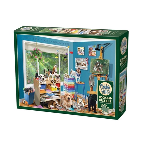 Cobble Hill Studio Pups Jigsaw Puzzle 1000 Pieces