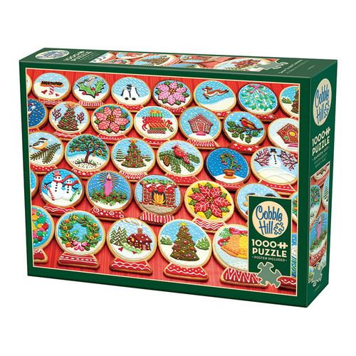 Cobble Hill Snow Globe Cookies Jigsaw Puzzle 1000 Pieces (COB40260)