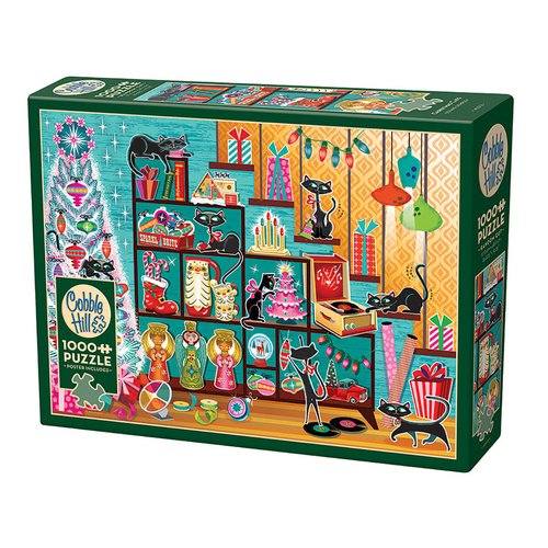 Cobble Hill Christmas Cats Jigsaw Puzzle 1000 Pieces (COB40272)
