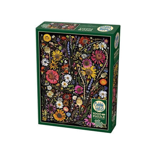 Cobble Hill Flower Press Happiness Jigsaw Puzzle 1000 Pieces (COB40274)