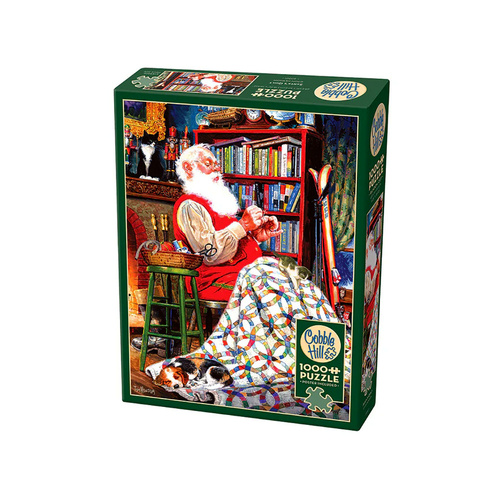 Cobble Hill Santas Quilt Jigsaw Puzzle incl Poster 1000 Pieces (COB40301)