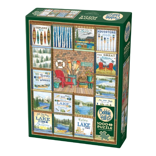 Cobble Hill Lake Country Jigsaw Puzzle incl Poster 1000 Pieces