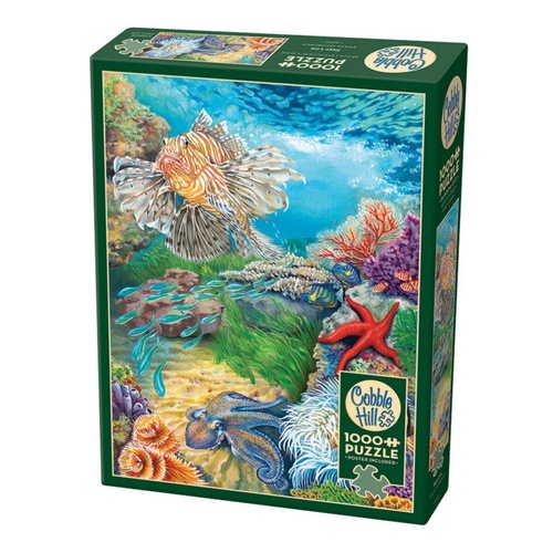 Cobble Hill Reef Life Adult Jigsaw Puzzle incl Poster 1000 Pieces