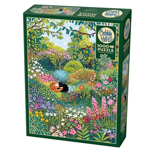 Cobble Hill In the Garden Jigsaw Puzzle incl Poster 1000 Pieces