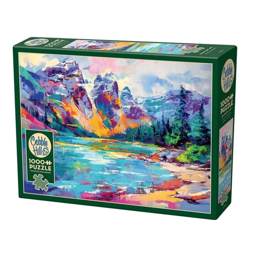 Cobble Hill Mountain Lake Jigsaw Puzzle incl Poster 1000 Pieces