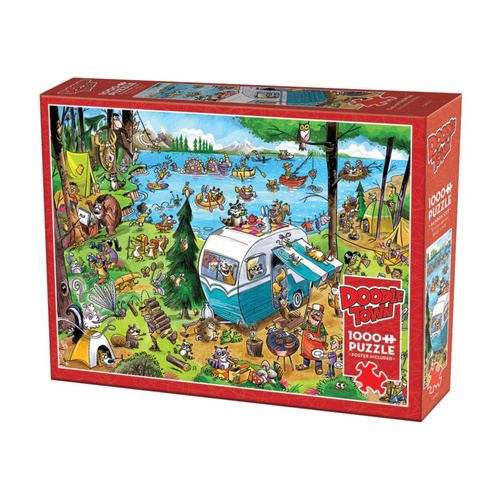 Cobble Hill Doodletown Call of the Wild Jigsaw Puzzle 1000 Pieces