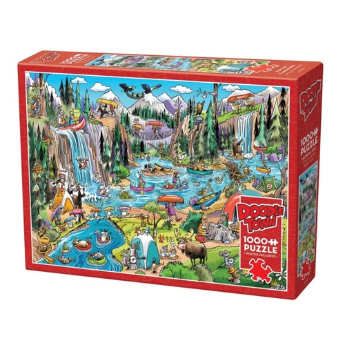 Cobble Hill DoodleTown: Portage Pandemonium Jigsaw Puzzle 1000 Pieces
