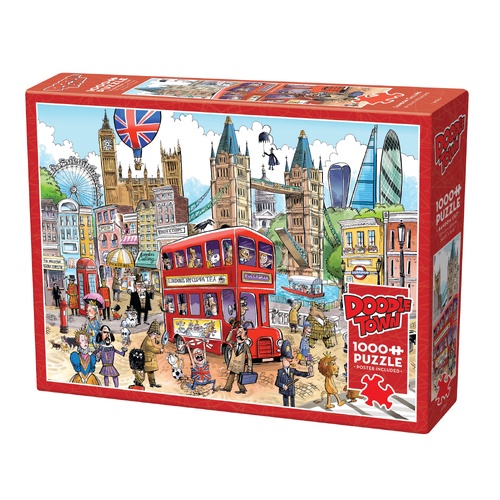 Cobble Hill DoodleTown: London Calling Jigsaw Puzzle 1000 Pieces