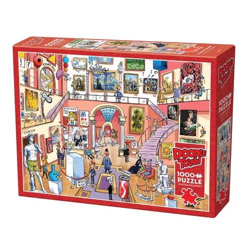 Cobble Hill DoodleTown: Museum Mischief Jigsaw Puzzle 1000 Pieces