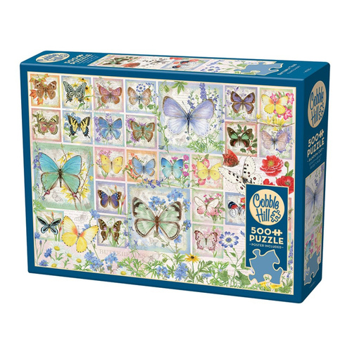 Cobble Hill Butterfly Tiles Jigsaw Puzzle 500 Piece (COB45025)